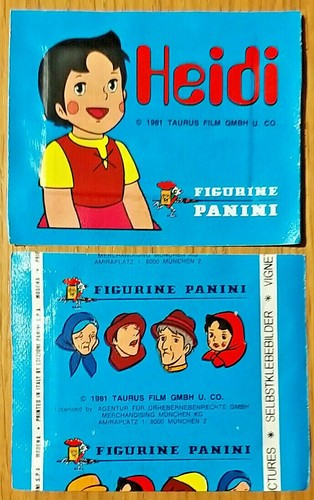 1981 panini bustina heidi - 1981,